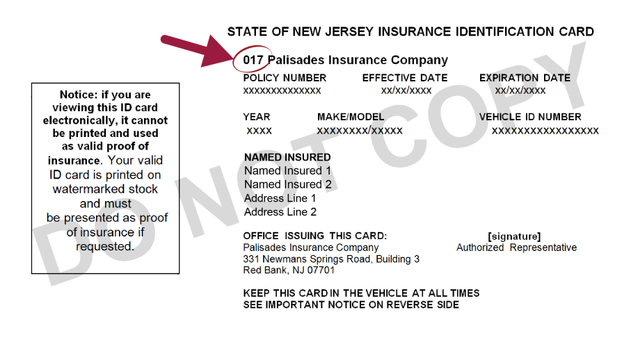 Plymouth Rock NJ Insurance Company Code 
